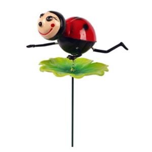 Wobbly Ladybird Garden Stake Decoration