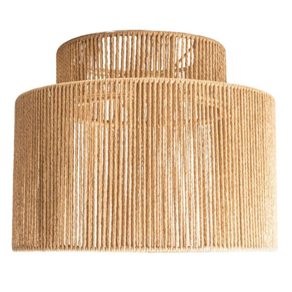 Large Organic Fabric 2 Tier Lampshade — Pack of 1