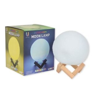 LED Colour Changing 3D Moon Lamp
