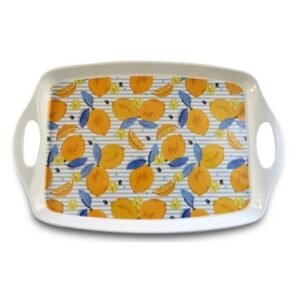 Lemon Patterned Kitchen Tray