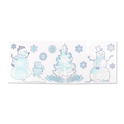 Christmas Long Glitter Stickers Assorted Designs