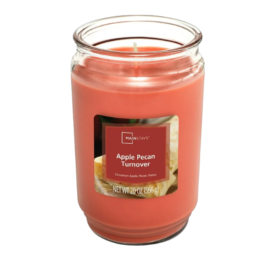Mainstays Apple Pecan Turnover Scented Jar Candle 20oz