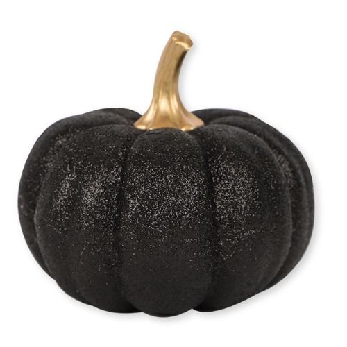 Medium Glitter Pumpkin Halloween Decorations Assorted Colours