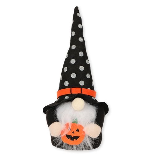 Medium Halloween Gonk Holding Pumpkin 27cm