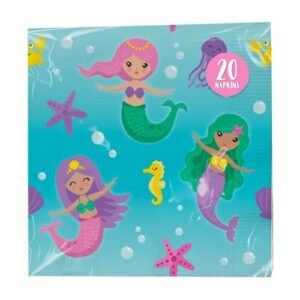 Mermaid 3-Ply Paper Napkins Pack Of 20