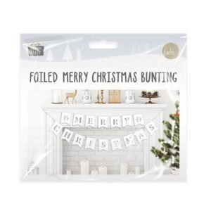 Foiled Merry Christmas Bunting 2m