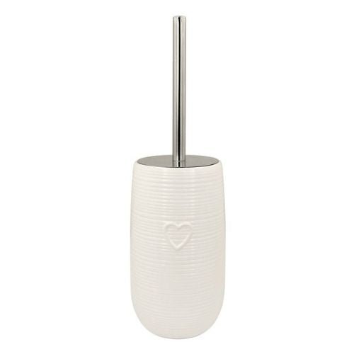 Moda Bathroom Essentials Heart Toilet Brush