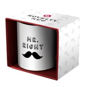 His & Hers Mr Right & Mrs Always Right Novelty Mug In Box
