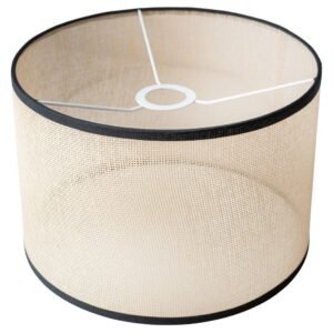 Linen Contrast Trim Easy-Fit Ceiling Light Shade Assorted Packs