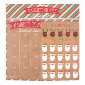 Naughty or Nice Christmas Countdown Chart