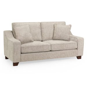 Nepean Fabric 3 Seater Sofa In Stone