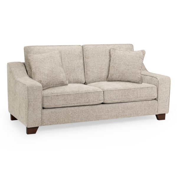 Nepean Fabric 3 Seater Sofa In Stone