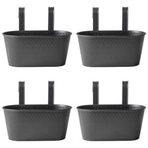 Over Fence Diamond Planter Black 26.5cm Assorted Packs