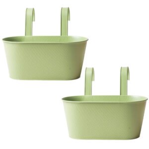 Over Fence Lined Planter Spring Green 26.5cm Assorted Packs