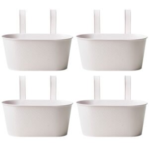 Over Fence Lined Planter White 26.5cm Assorted Packs