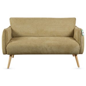 Picton Fabric 2-Seater Sofa – Olive Green
