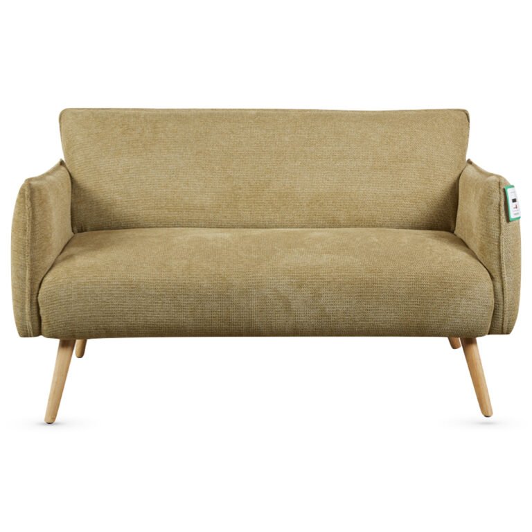Picton Fabric 2-Seater Sofa – Olive Green