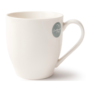 Black and White Initial Hugga Mug Assorted Letters 11cm