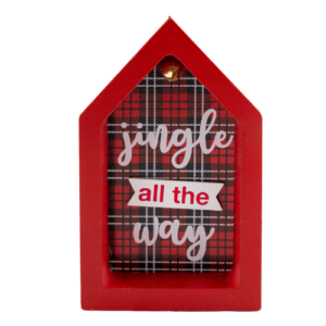 Mini Christmas Decorative Plaque Assorted Designs