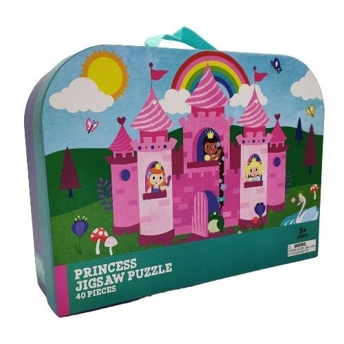 Princess Jigsaw Puzzle Carry Along Box 40 Pieces