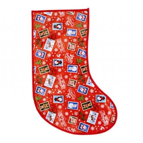 Christmas Character Woven Stocking 24″