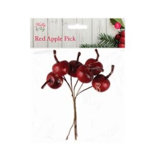 Christmas Artificial Apple Picks Assorted Designs