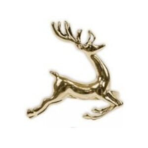 Harvey & Mason Gold Napkin Ring Snowflake & Reindeer Design