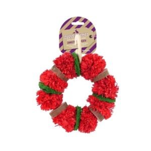 Cupid & Comet Christmas Wreath Toy For Small Pets