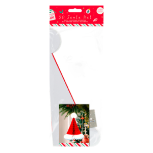 Christmas Honeycomb Santa Hat Decoration 30cm