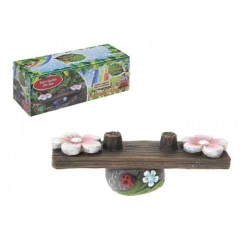 Secret Enchanted Fairy Garden See Saw Decoration Ornament