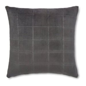 Silentnight Embossed Charcoal Fleece Cushion 45cm x 45cm