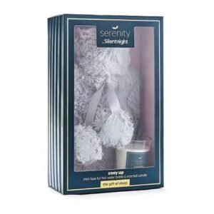 Silentnight Serenity Mini Hot Water Bottle and Scented Candle Set