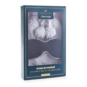Silentnight Serenity Hot Water Bottle and Eye Mask Set
