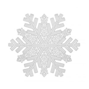 Harvey & Mason Silver Snowflake Placemats 2 Pack