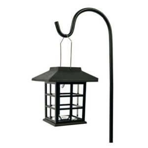Solar Hanging Tudor Cage Light White