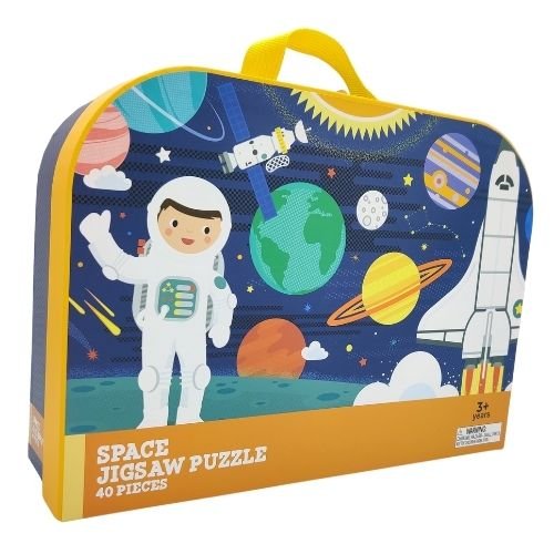Space Jigsaw Puzzle Carry Along Box 40 Pieces