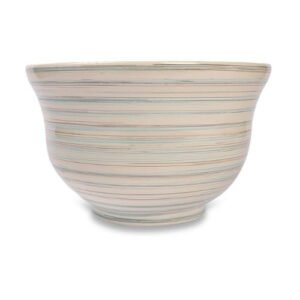 Garden Essentials Stripe Bowl Planter Assorted Colours 13"