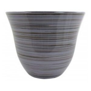 Garden Essentials Stripe Bowl Planter 13'' Assorted Colours