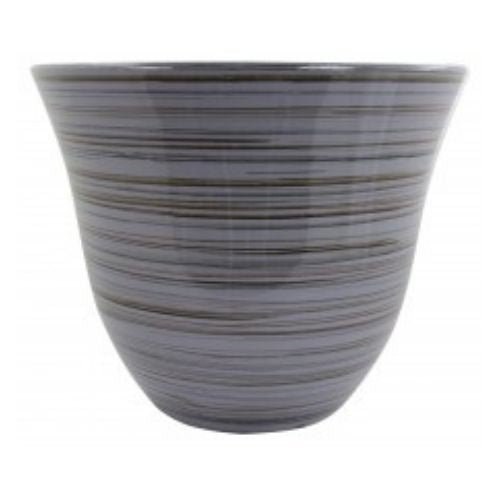 Garden Essentials Stripe Bowl Planter 13” Assorted Colours
