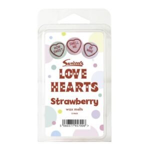 Swizzels Love Hearts Strawberry Wax Melts 12 Melts Assorted