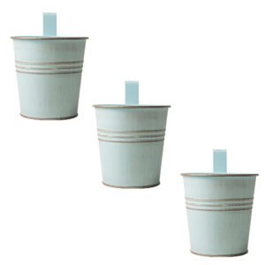 Teal Over Fence Plant Pot 9.5cm Assorted Packs