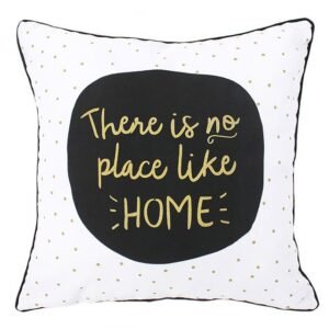 No Place Like Home Quote Cushion