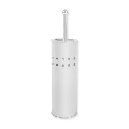 Toilet Brush With Chrome Handle — Black
