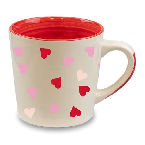 Valentine’s Heart Print Mug