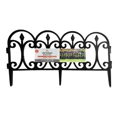 Garden Essentials Victorian Edging Fence 3 Pk