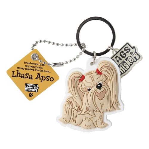Wags & Whiskers PVC Keyrings Assorted Designs 12cm