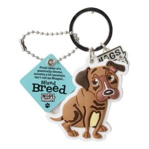 Wags & Whiskers PVC Keyrings Assorted Designs 12cm
