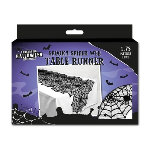 Halloween Web Table Runner 1.75M