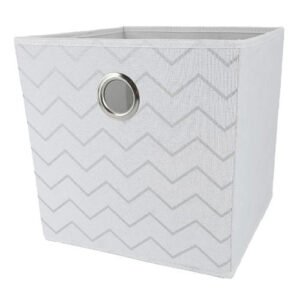 Home Collection Foil Zig Zig Storage Box