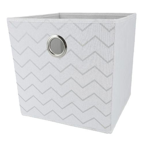 Home Collection Foil Zig Zig Storage Box